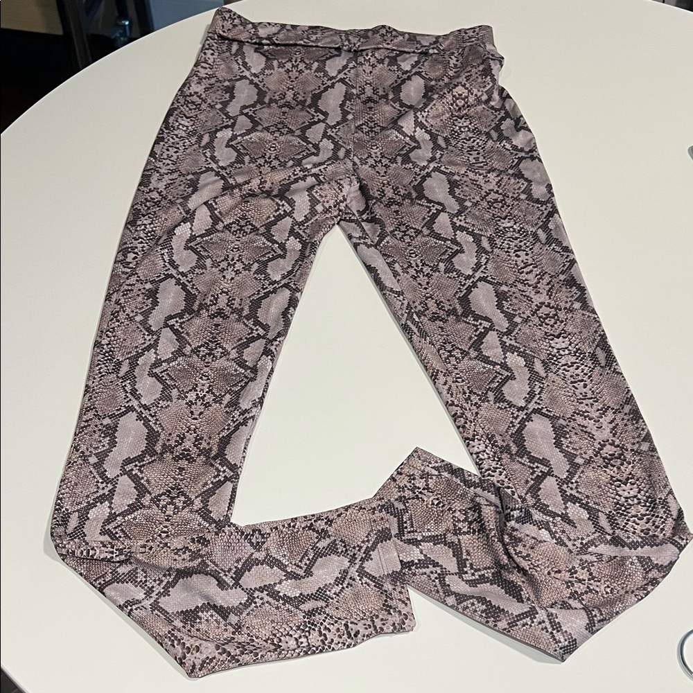 Zara Snake Print Leggings